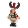 Figurka świąteczna renifer niebieski 30 x 12 x 43 cm – idealna dekoracja
