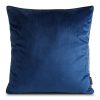 Poszewka velvet Madie granatowa 45 x 45 cm – miękka w dotyku