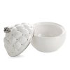 Wazon ceramiczny biały o 17 x 20 cm – idealny na kwiaty