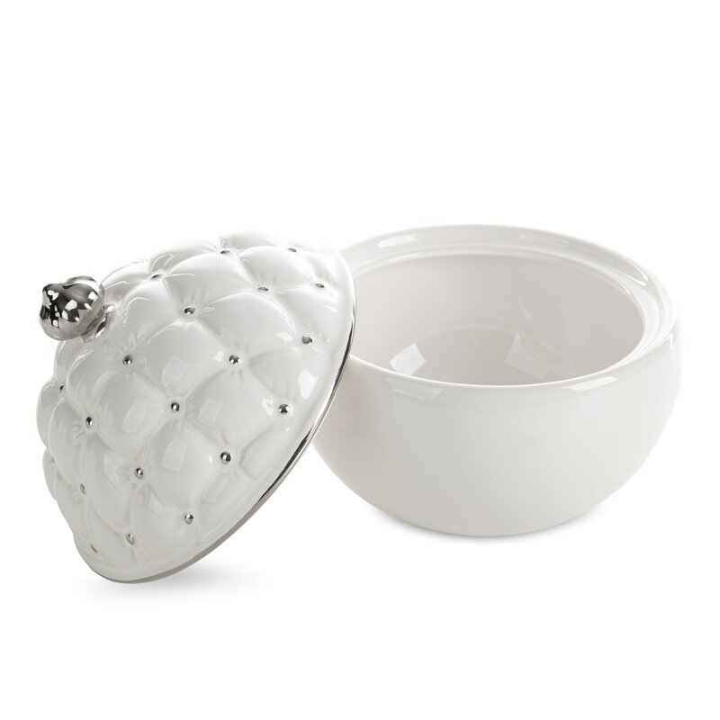 Wazon ceramiczny biały o 17 x 20 cm – idealny na kwiaty