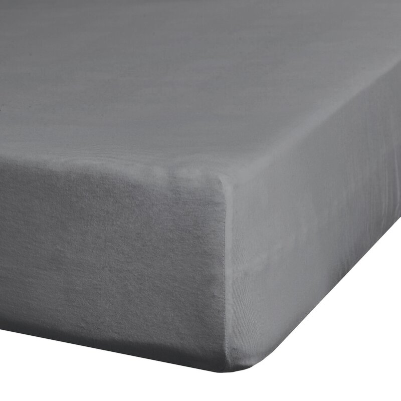 Prześcieradło z gumką stalowe 240 x 220 x 30 cm – idealne dopasowanie