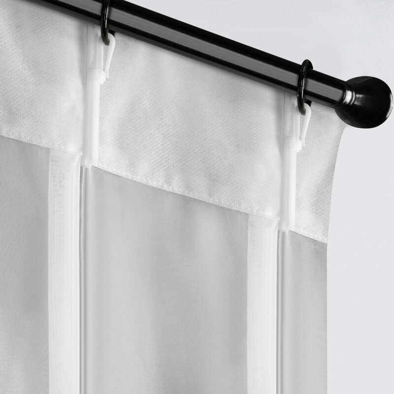 Firana gotowa Lucy biała 80 x 270 cm – miękko się układa