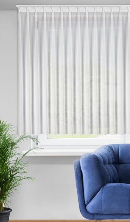 Firana gotowa Ruby biała 230 x 170 cm – rozjaśnia wnętrze