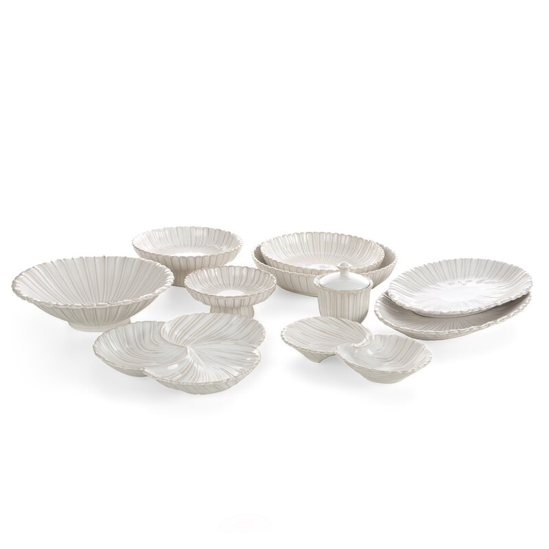 Misa dekoracyjna Avril kremowa 25 x 8 cm – subtelny detal