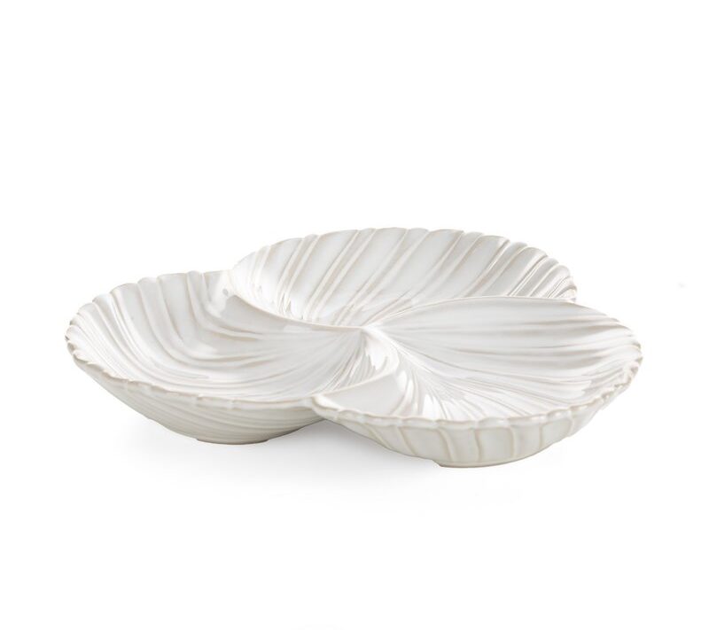 Patera ceramiczna Avril kremowa 25 x 25 x 4 cm – idealna na stół