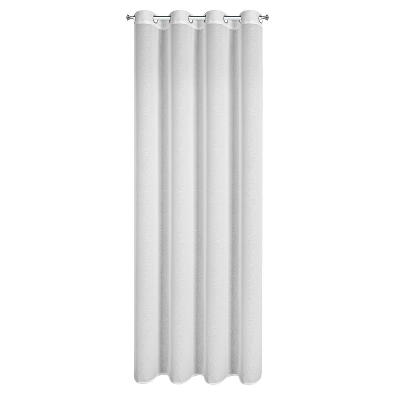 Firana gotowa Tulsa biała 140 X 250 cm – rozświetla i dodaje lekkości
