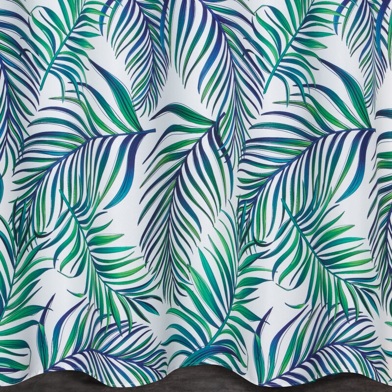 Zasłona gotowa Palms biała 140 x 250 cm – wprowadza świeżość