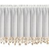 Zasłona świąteczna SW/XMAS/FIR biała 150x60 cm – łatwa w utrzymaniu