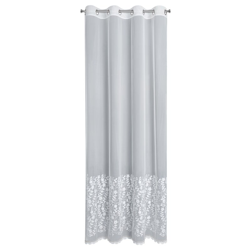 Zasłona gotowa Eva Minge biała 140 x 250 cm – delikatne zaciemnienie