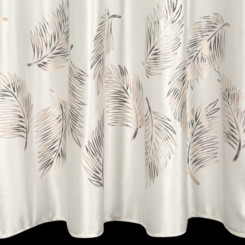 Zasłona gotowa Idalia kremowa 140 x 250 cm – zaciemnia i zdobi