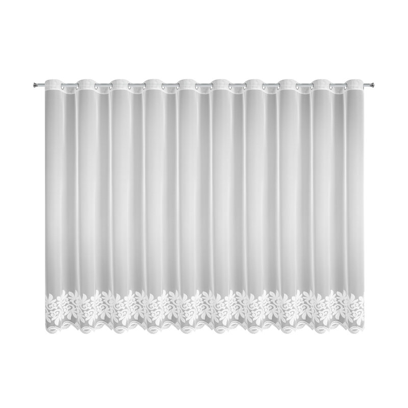 Firana gotowa Talia biała 350 X 150 CM – rozświetla wnętrze