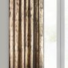 Zasłona gotowa Emila czarna 140 X 250 cm – welwetowa, z błyszczącym wzorem