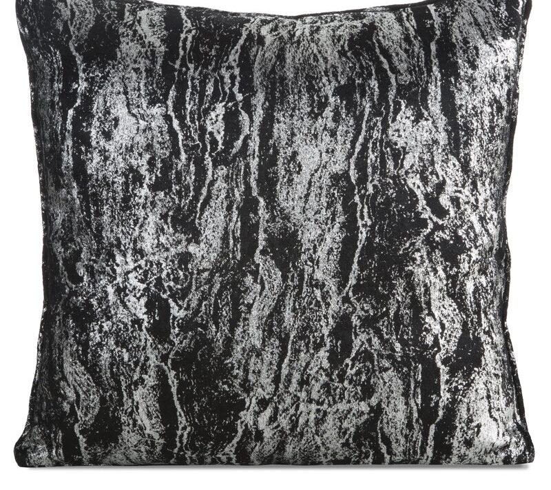 Poszewka dekoracyjna Elise czarna 45 x 45 cm – doda blasku wnętrzu