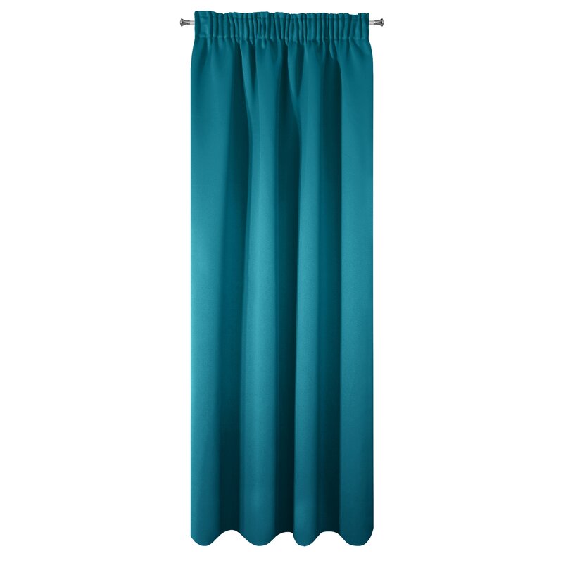 Zasłona gotowa Logan morska 140 x 270 cm – zapewni prywatność