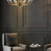 Lampa wisząca Melba 01 złota fi 71 x 120 cm – do przestronnych wnętrz