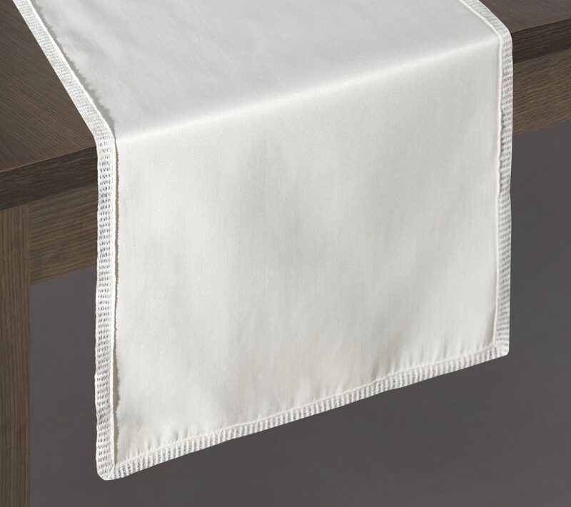 Obrus dekoracyjny beżowy 35 x 140 cm – doda blasku wnętrzu