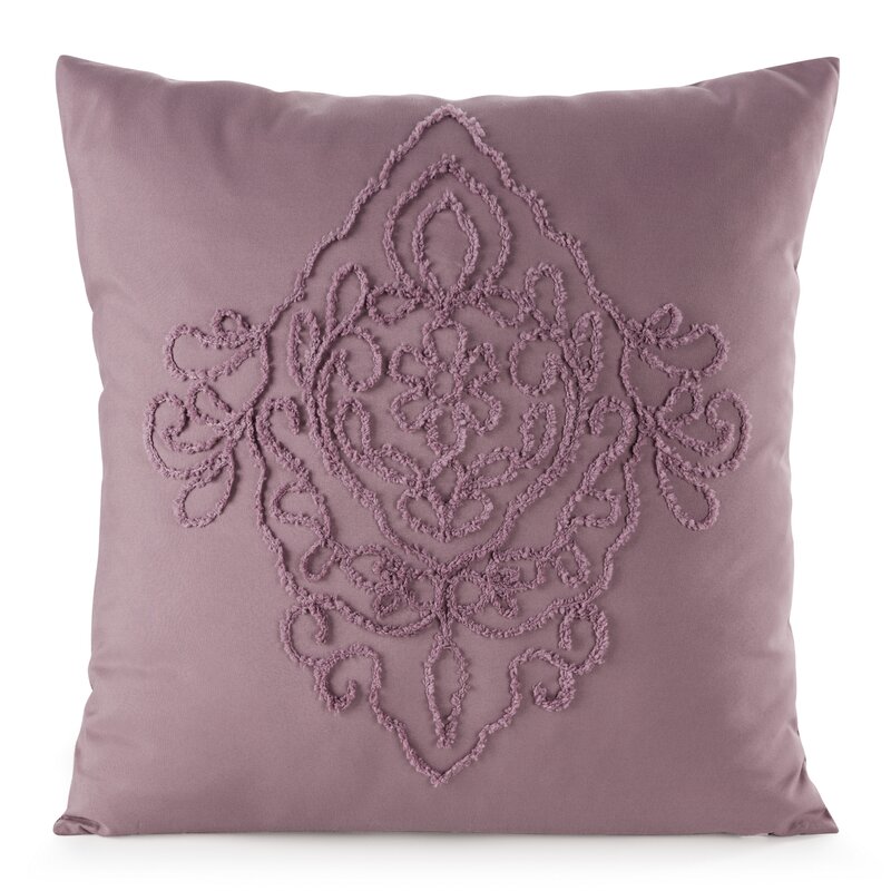 Poszewka dekoracyjna fioletowa 45 x 45 cm – wprowadza luksus