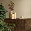 Wazon ceramiczny Aliza beżowy fi 12 x 30 cm – na susze i kwiaty