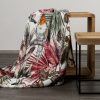 Koc flano D91 Parrot zielony 150 X 200 CM – miękki, egzotyczny wzór