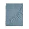 Prześcieradło jersey niebieskie 140 x 200 x 30 cm – idealne do spania
