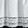 FIRANA GOTOWA ROSE NA TAŚMIE 150 X 60 CM BIAŁY
