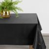 Obrus velvet czarny 145 x 180 cm – aksamitny dotyk