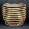 Doniczka ceramiczna jasnobrązowa fi 19 x 15 cm – wprowadza ciepło