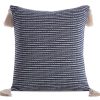 Poszewka boho granatowa 45 x 45 cm – stylowy dodatek