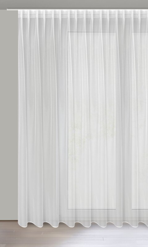 FIRANA GOTOWA TONIA NA TAŚMIE 300 X 270 CM BIAŁY