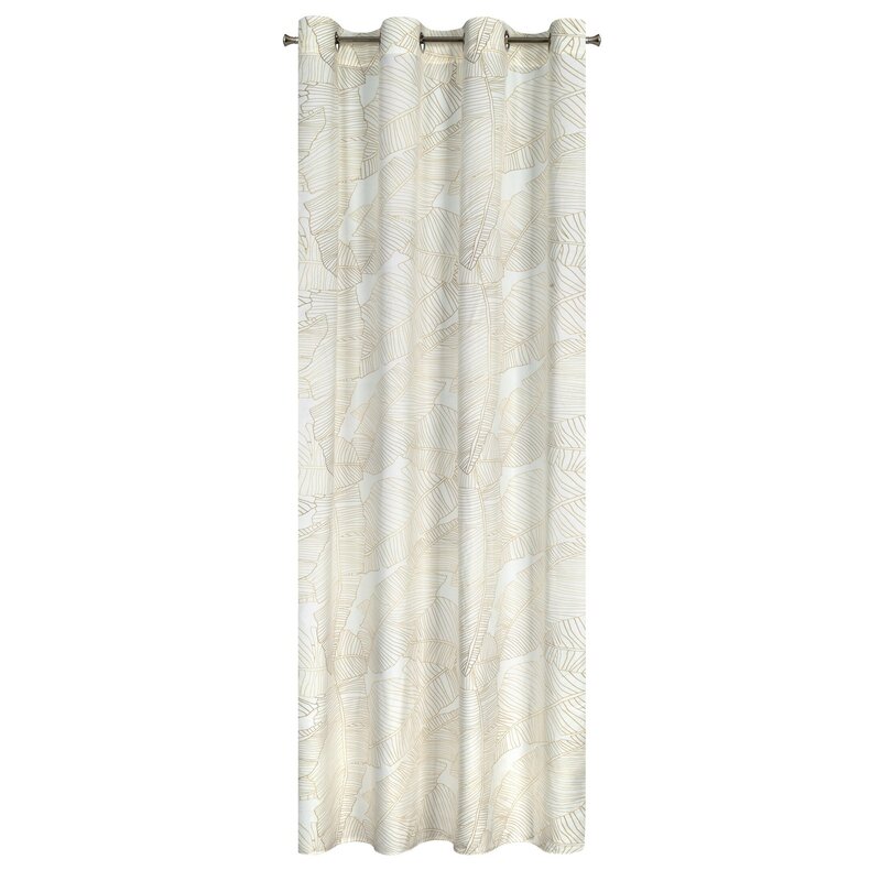 Zasłona gotowa LC/LUNA2 biała 140x250 cm – zaciemnia pomieszczenie