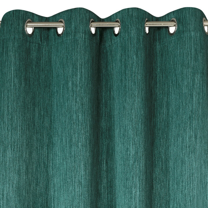 Zasłona gotowa Rossie zielona 140 x 250 cm – zaciemnia pomieszczenie