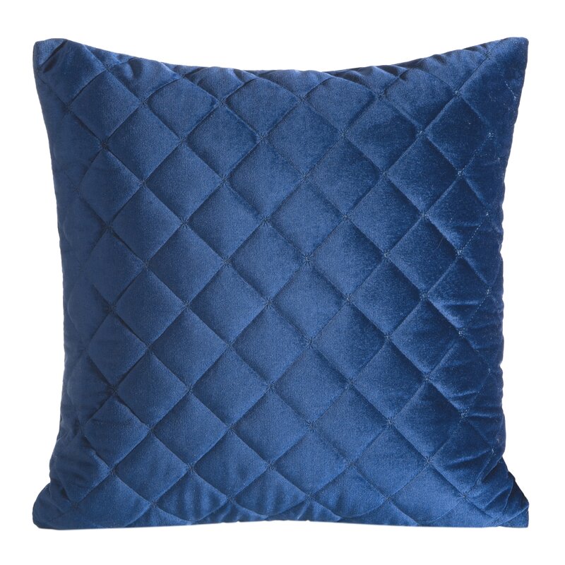 Poszewka velvet granatowa 45 x 45 cm – dodaje przytulności