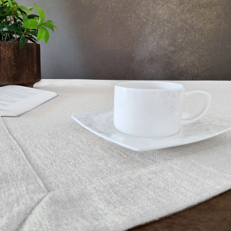 Obrus Stella 2 biały 30 x 40 cm – idealny pod talerz