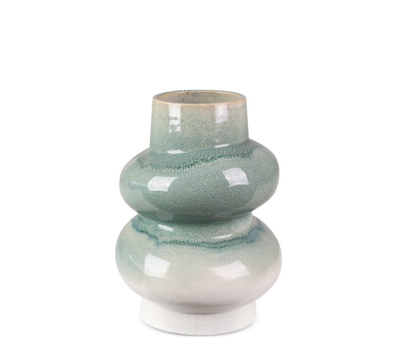 Wazon ceramiczny Liana kremowy fi 17 x 23 cm – na susze i kwiaty