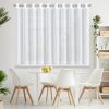 Firana gotowa biała 350 x 150 cm – rozświetla wnętrze
