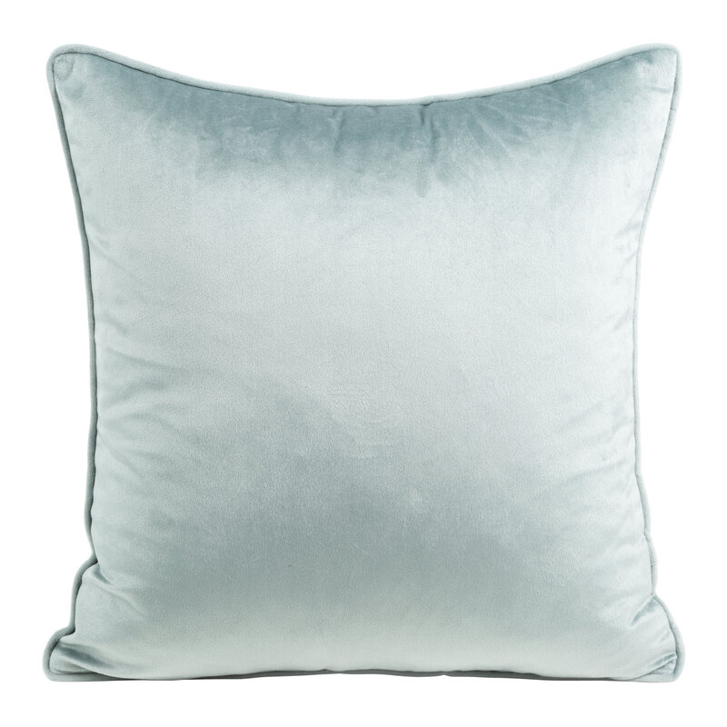 Poszewka velvet szałwiowa 40 x 40 cm – doda przytulności