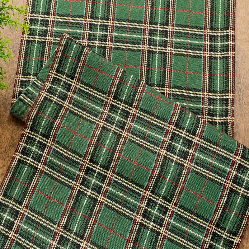 OBRUS LOOK 85 X 85 CM CIEMNOZIELONY