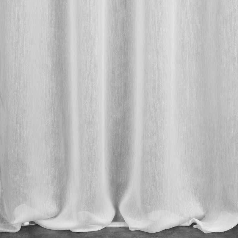 Firana gotowa Luna biała 140 x 250 cm – rozświetla wnętrze