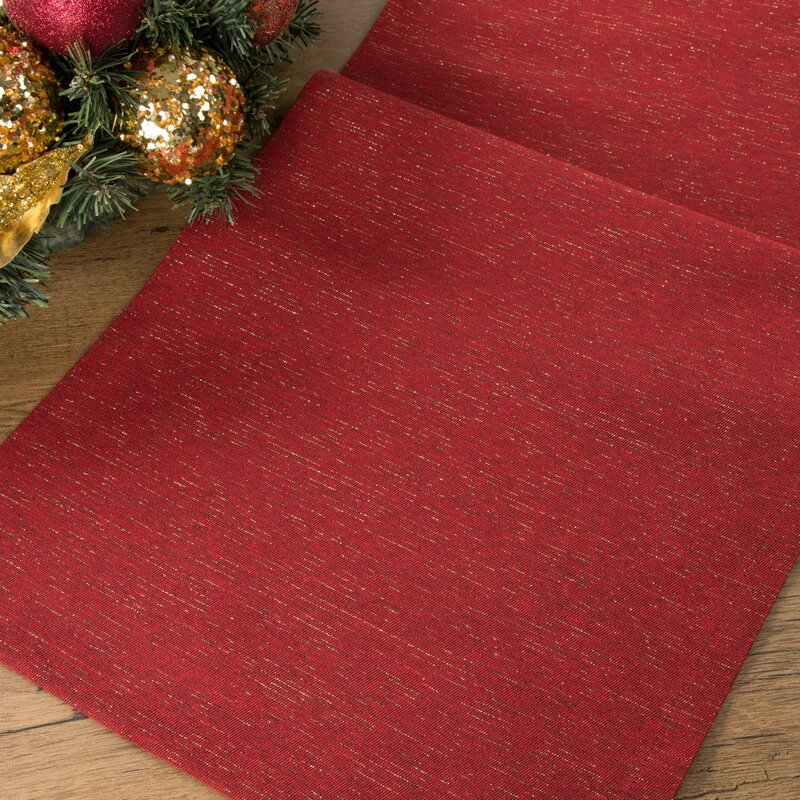 OBRUS LISE 40 X 140 CM CZERWONY