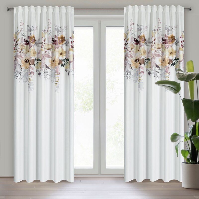 Zasłona gotowa Sendi biały 140 x 270 cm – wprowadza świeżość