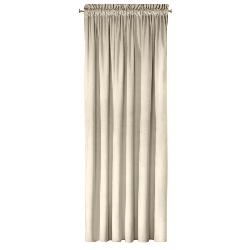 Zasłona welwetowa D91 Rosa kremowa 140 X 270 cm – miękka i przytulna