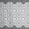 Firana gotowa Afrodyta biała 140 x 250 cm – zdobiona haftem