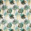 Zasłona gotowa Malta biała 140 X 250 CM – z motywem botanicznym