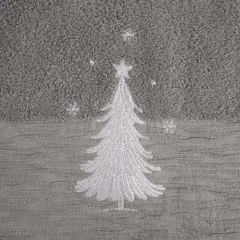 RĘCZNIK ŚWIATECZNY JOY1 70 X 140 CM STALOWY
