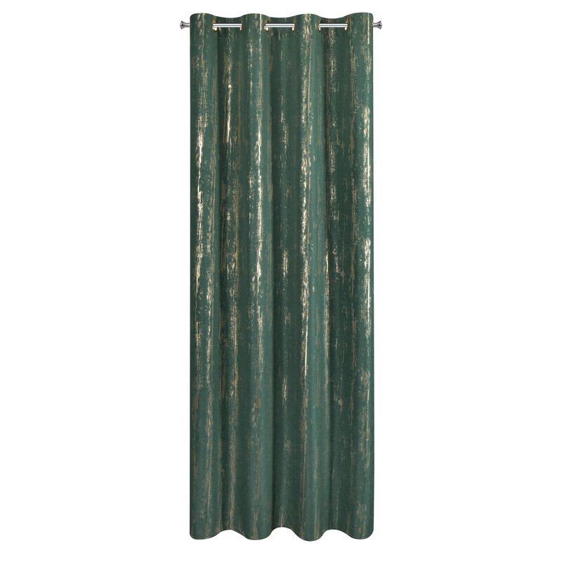 Zasłona gotowa Libi zielona 140 x 250 cm – wprowadza blask