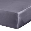 Prześcieradło jersey ciemnostalowe 180 x 200 x 30 cm – miękkie i trwałe