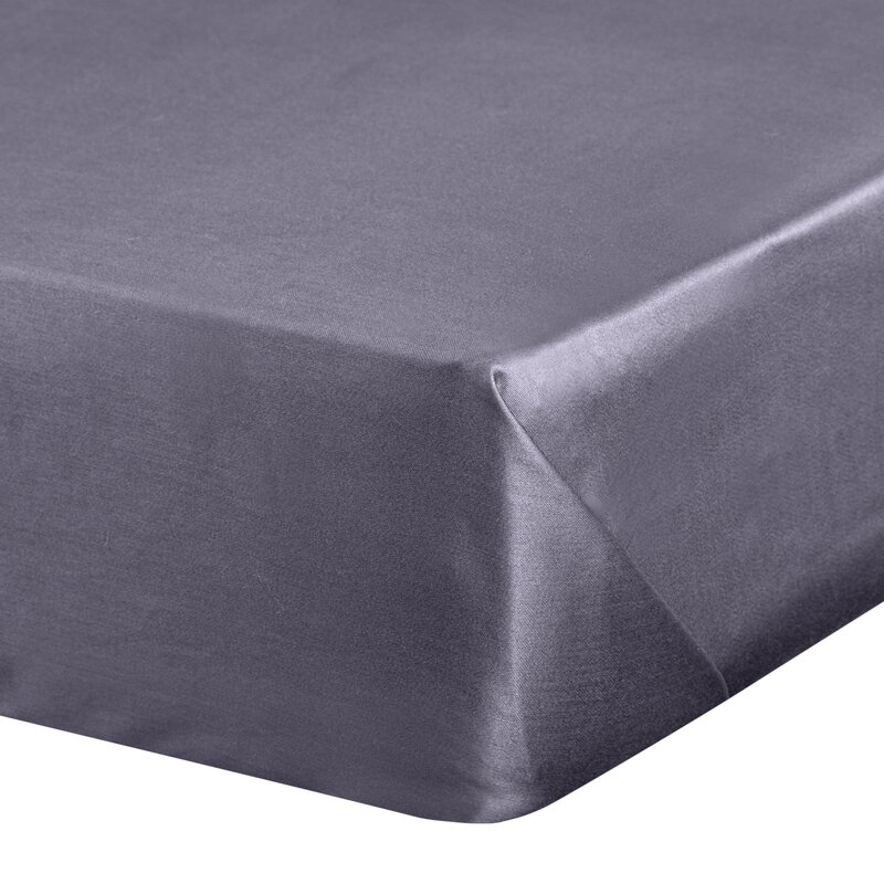 Prześcieradło jersey ciemnostalowe 180 x 200 x 30 cm – miękkie i trwałe