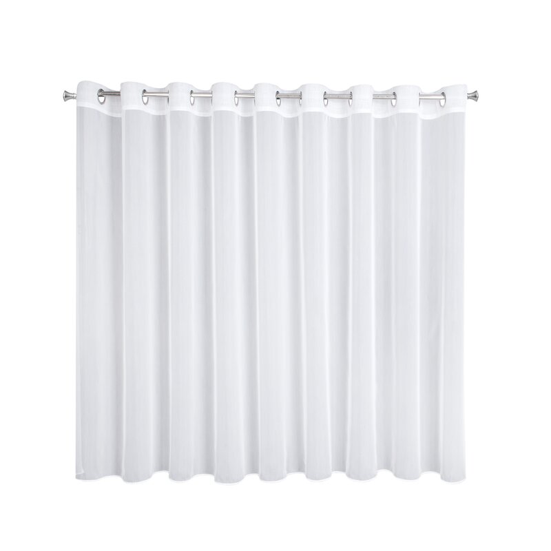 Firana gotowa Mirea biała 350 x 150 cm – rozświetla wnętrze