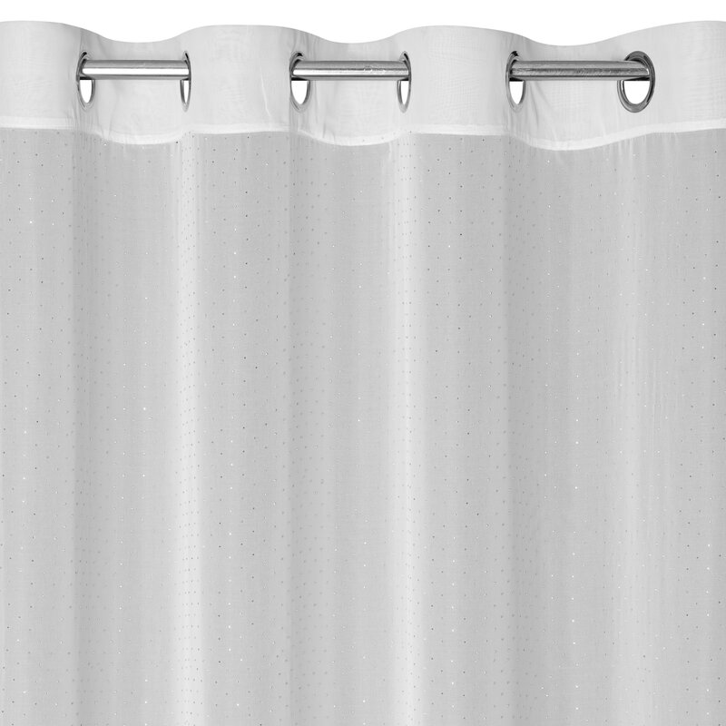 Firana gotowa Ariadna biała 140 x 250 cm – rozświetla wnętrze