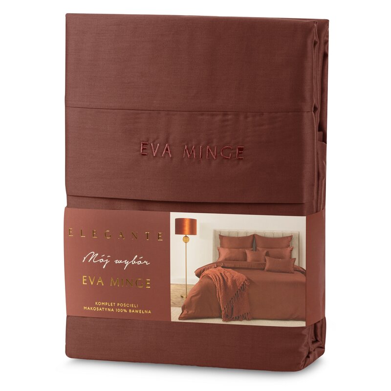 Pościel Eva Minge Elegant1I marsala 160 X 200 cm – wyrafinowany styl